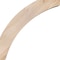 Ekena Millwork 5 1/2"W x 18"D x 18"H Thorton Smooth Knee Brace, Douglas Fir BRC06X18X18THR00SDF - alternate 3